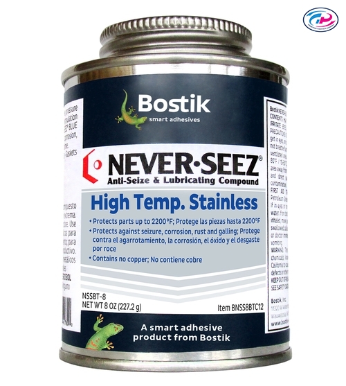 Mỡ Bostik Never Seez NSSBT-8 High Temperature Stainless 8 oz